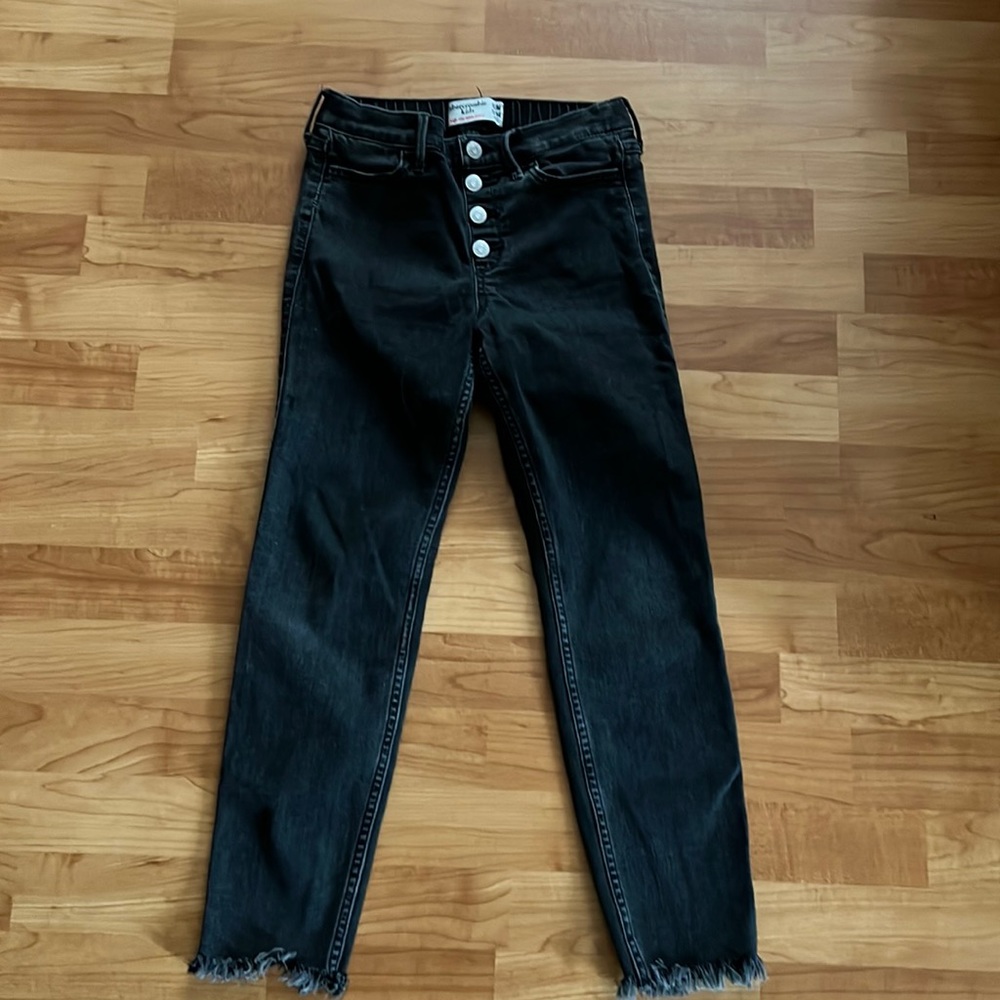 Abercrombie kids high-rise ankle skinny